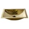 Nantucket Sinks 19.8 Inch 12.8 Inch Hand Hammered Brass Rectangle Undermount Bathroom Sink with Overflow TRB-OF - alternate 1